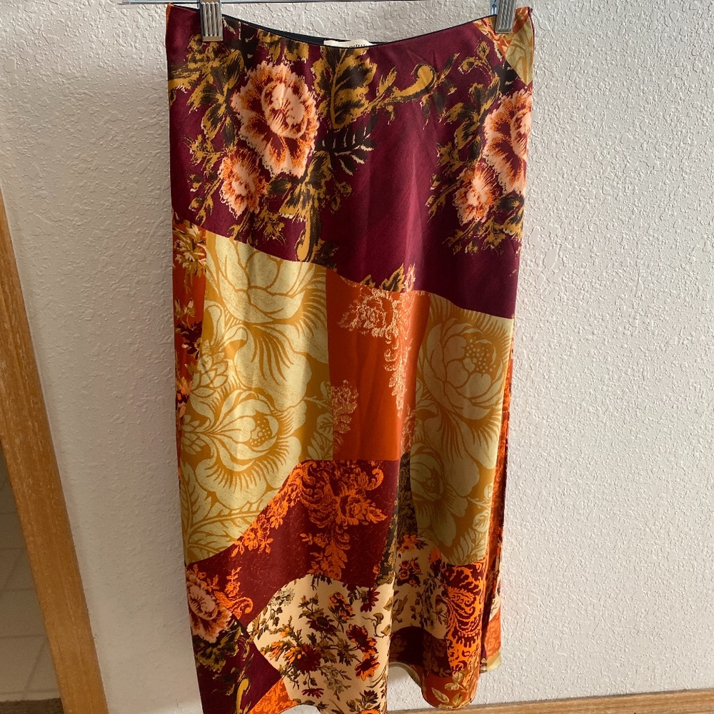 Urban Outfitters Molly Slinky MIDI Slip Skirt
